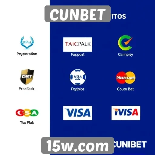 Métodos de pagamento aceitos no CUNBET para usuários